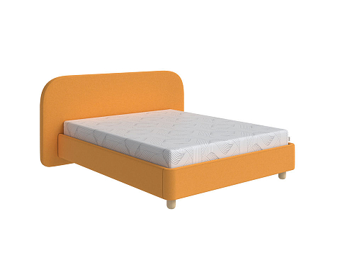 Желтая кровать Sten Bro - Симметричная мягкая кровать.