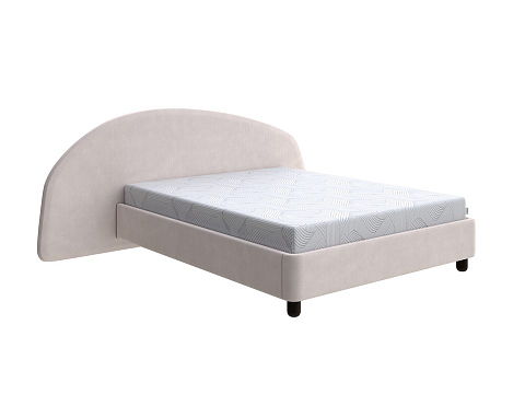 Кровать с мягким изголовьем Sten Bro Left - Мягкая кровать с округлым изголовьем на левую сторону