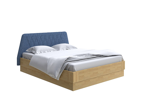 Двуспальная кровать Lagom Hill Wood с подъемным механизмом - Кровать со встроенным основанием. 