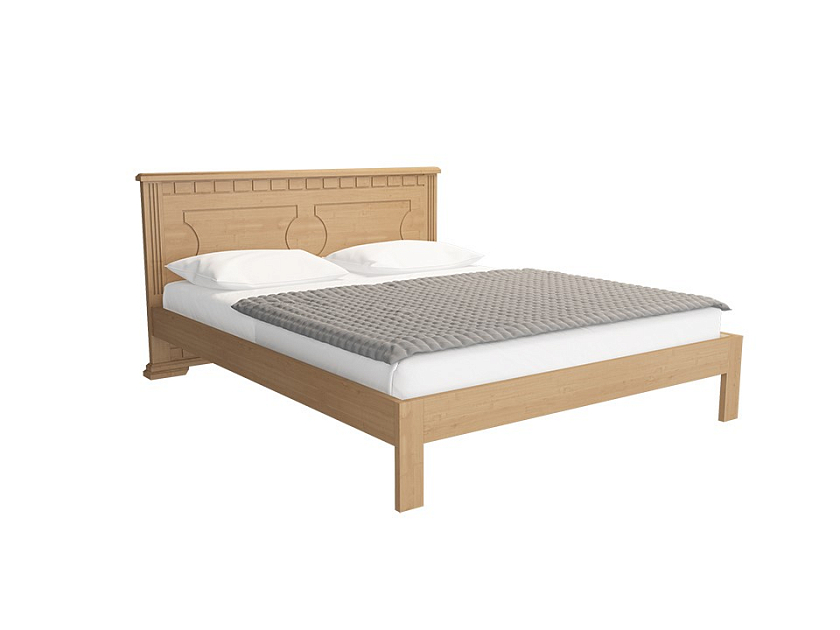 Кровать Milena-М-тахта 200x210 Массив (сосна) Антик - Кровать в классическом стиле из массива.