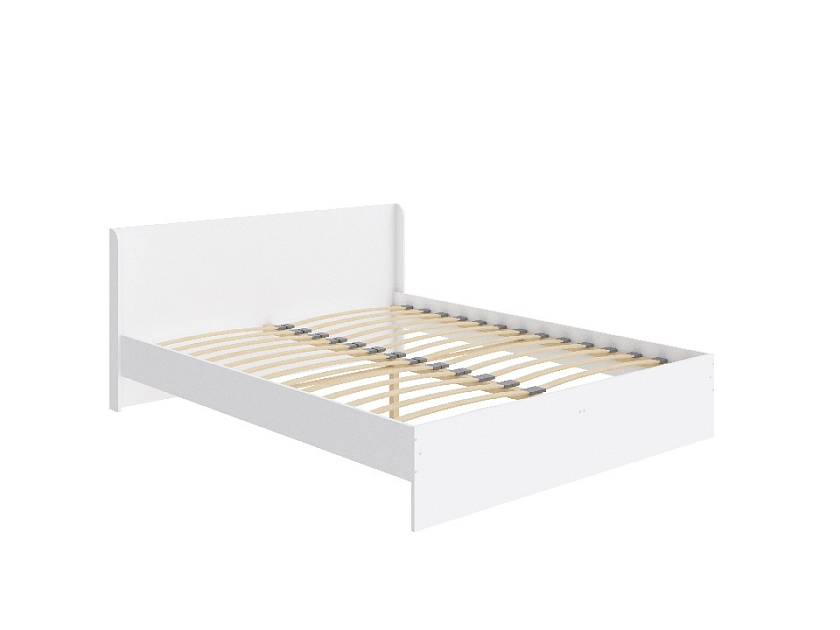 Кровать Practica 90x200 ЛДСП Белый - Изящная кровать для любого интерьера