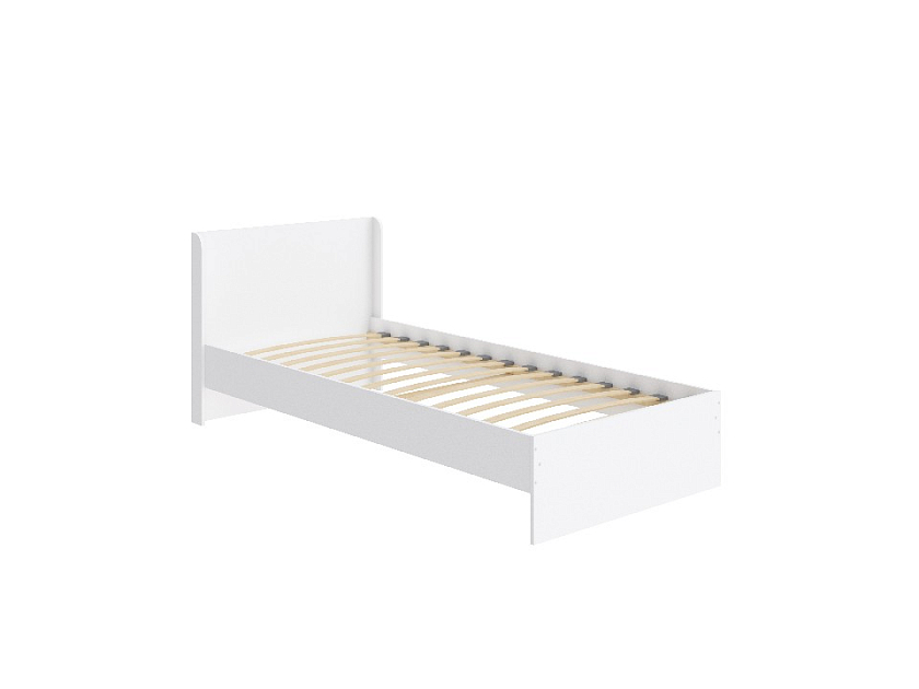 Кровать Practica 120x200 ЛДСП Белый - Изящная кровать для любого интерьера